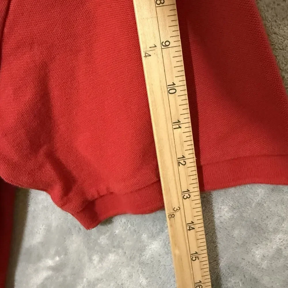 Polo By Ralph Lauren Men's 2XB Red Polo Shirt Embroidered Pony Vintage READ